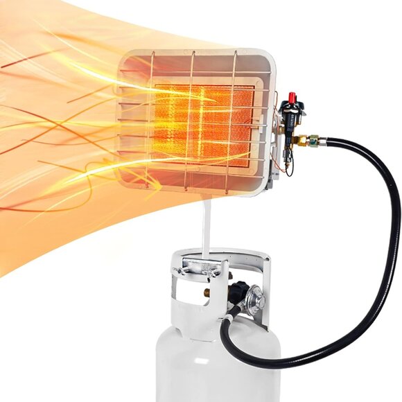 New Outdoor Propane Tank Heaters 13000 BTU with Safety Shut-off Valve & Tip - Picture 1 of 7